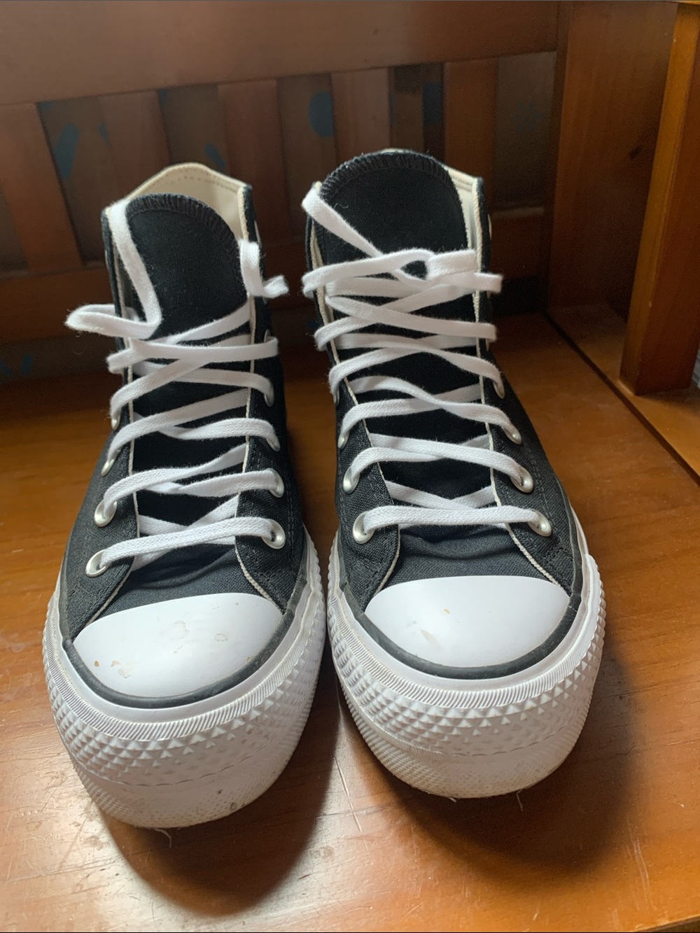 Converse Hightop 
Size 6.5 (fits like 7 in other shoes)